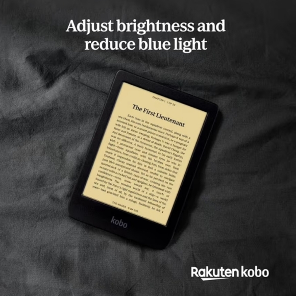 Kobo | Clara Black & White | 300 PPI E-Eeader | 6 Inch | Waterproof | USB-c - Picture 6 of 6